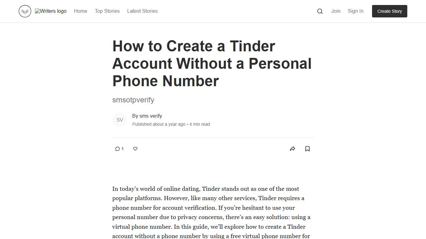 How to Create a Tinder Account Without a Personal Phone Number Writers